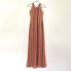 Judith March Halter Crochet Maxi Dress